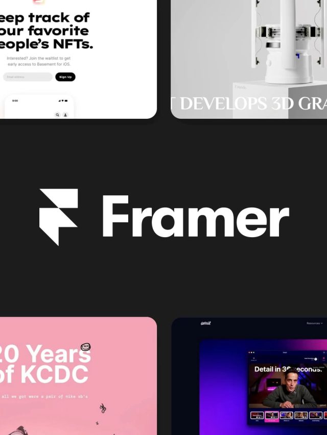 O que é o Framer?