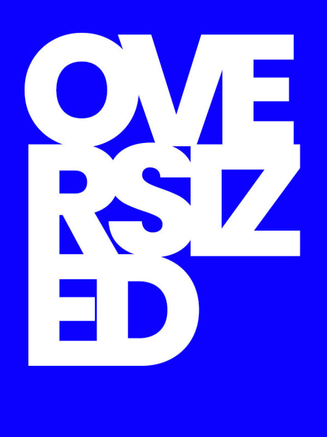 Oversized Typography